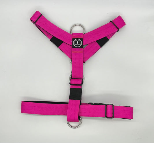 Dogadillos NO PULL Light Weight Harness | Adjustable - Barbie pink