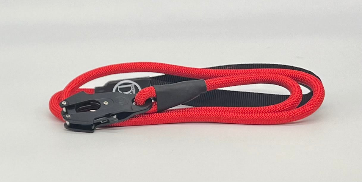 Rope lead  | with clip - Red
