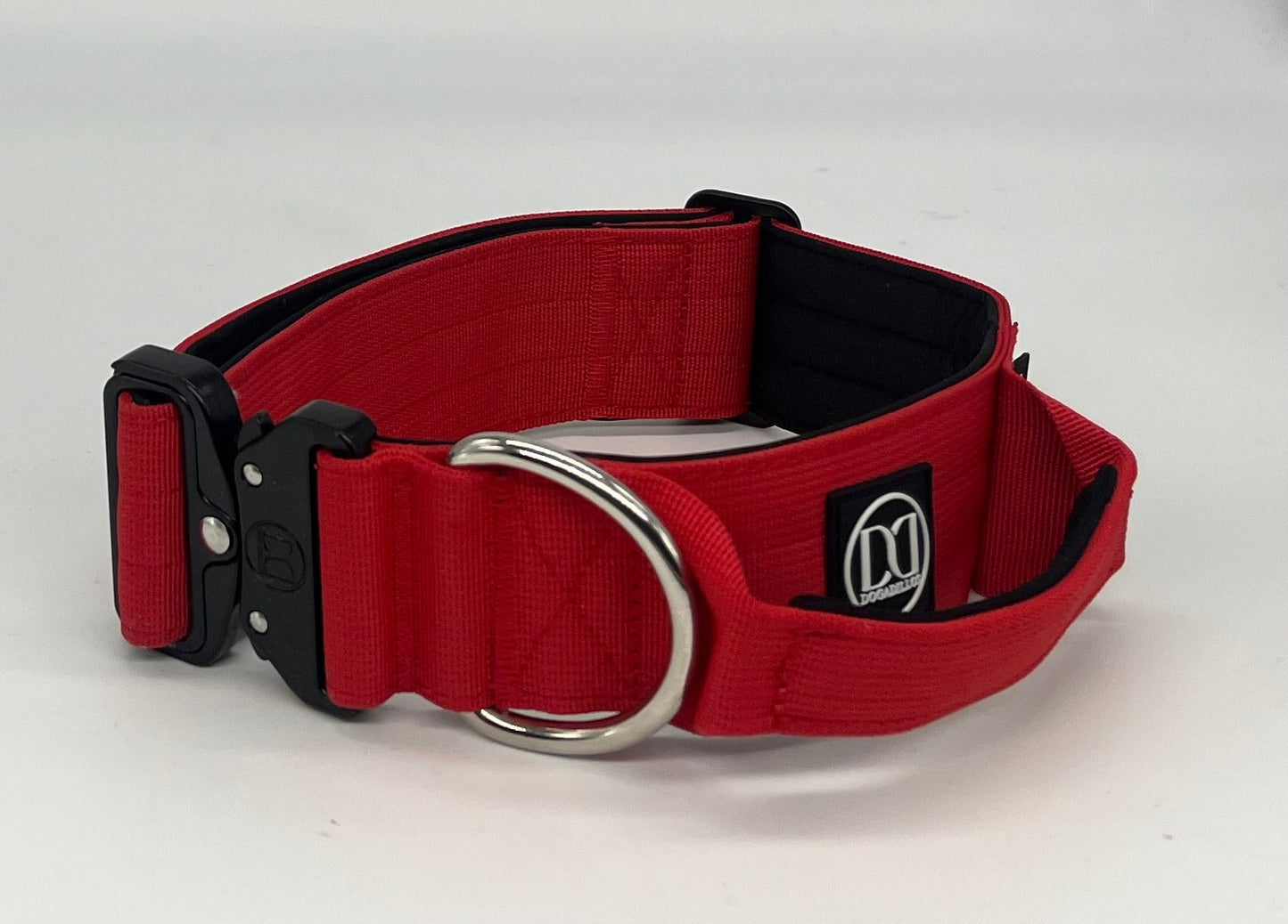 4cm Active collar | WITH HANDLE -  Red