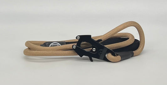 Rope lead  | with clip - Stone