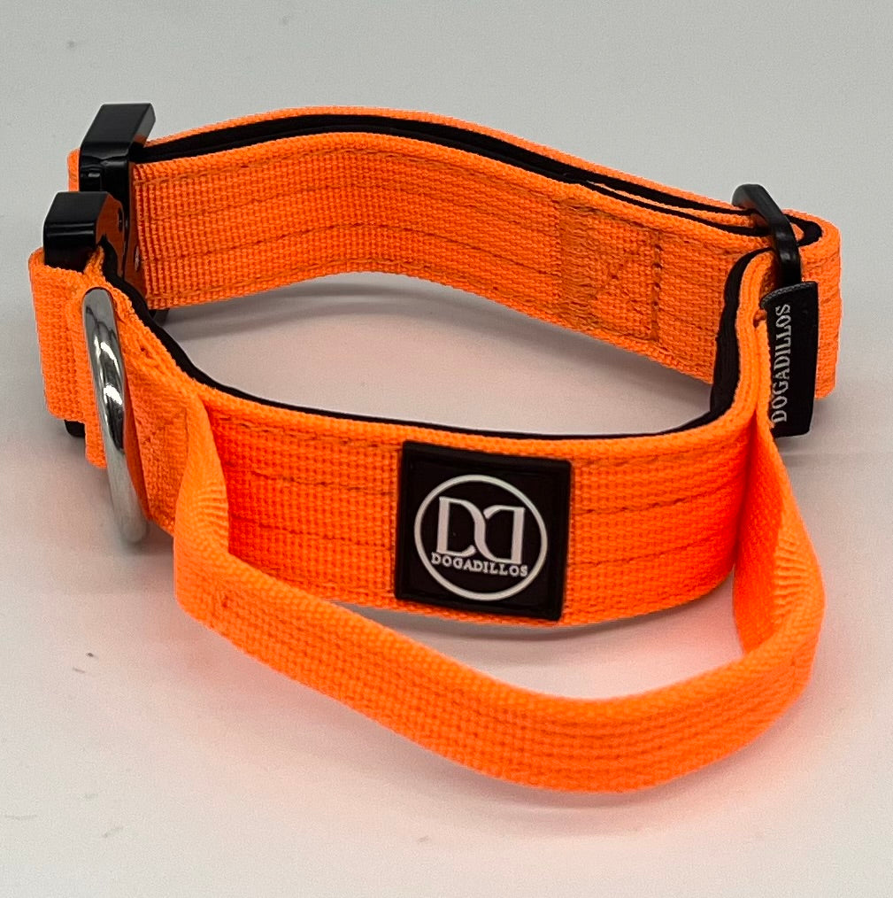 2.5cm Active collar | WITH HANDLE - Orange