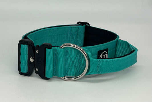 5cm Active collar | WITH HANDLE - Tiffany blue