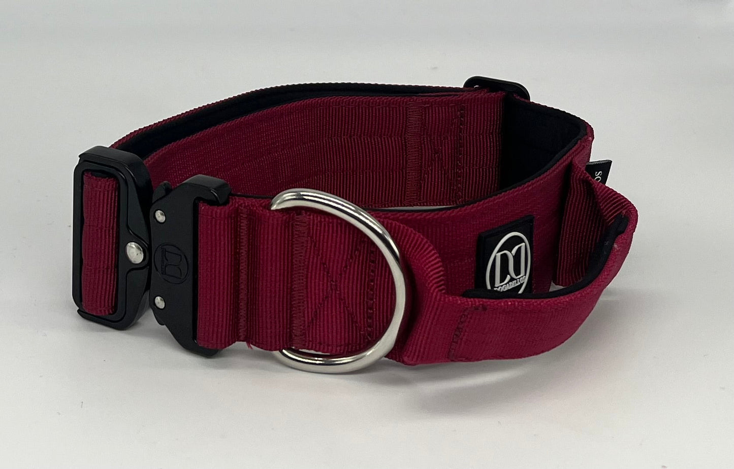 4cm Active collar | WITH HANDLE - Burgundy