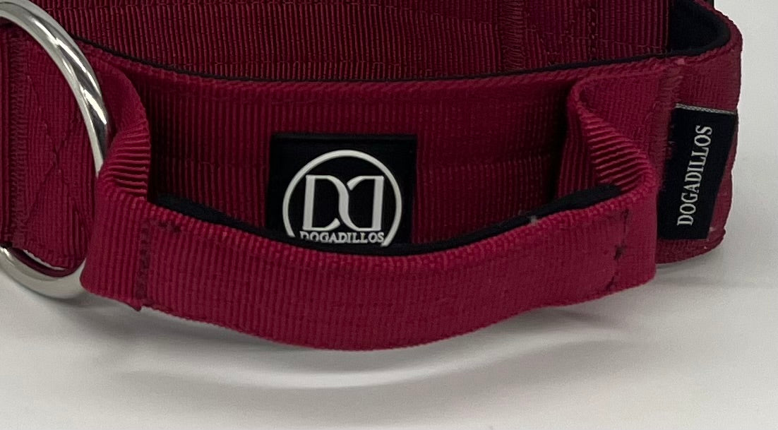 5cm Active collar | WITH HANDLE - Burgundy